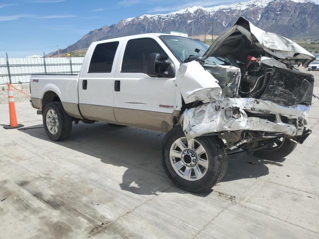 1FTNW21P44EB76036 - 2004 FORD F250 SUPER DUTY WHITE photo 4