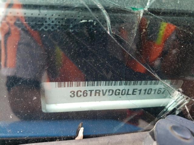 3C6TRVDG0LE110167 - 2020 RAM PROMASTER 2500 HIGH TWO TONE photo 13