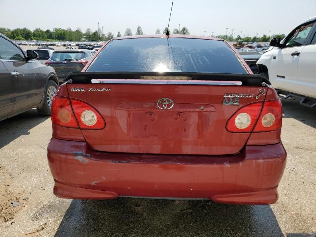 2T1BR32E35C322928 - 2005 TOYOTA COROLLA CE MAROON photo 6