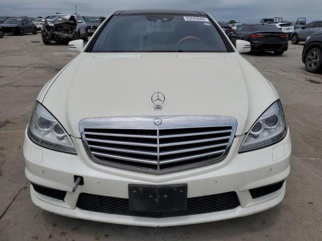 WDDNG7HB4AA313957 - 2010 MERCEDES-BENZ S 63 AMG WHITE photo 5
