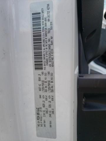 3C6TRVDGXLE104943 - 2020 RAM PROMASTER 2500 HIGH Biały zdjęcie 10