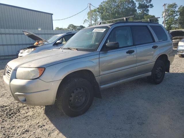 JF1SG63647H720670 - 2007 SUBARU FORESTER 2.5X SILVER photo 1