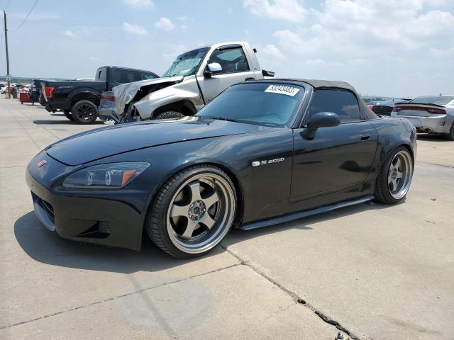 JHMAP1141YT000718 - 2000 HONDA S2000 BLACK photo 1