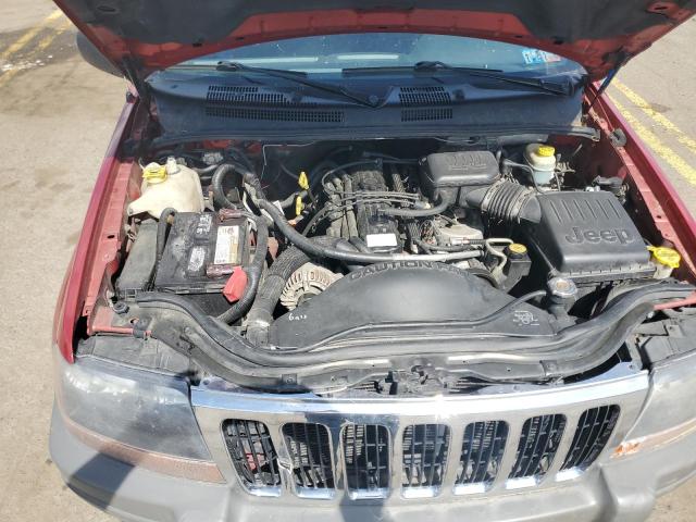 1J4GW48S12C136126 - 2002 JEEP GRAND CHER LAREDO RED photo 11