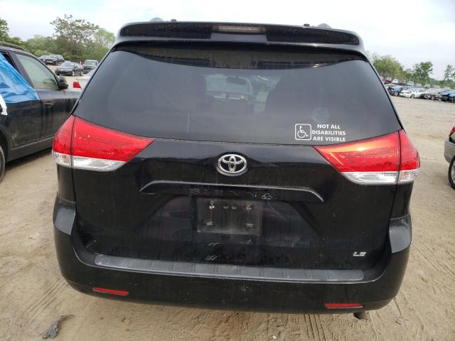 5TDKK3DC3ES409025 - 2014 TOYOTA SIENNA LE BLACK photo 6