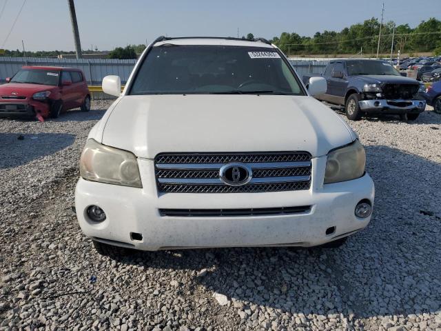 JTEEW21A970039814 - 2007 TOYOTA HIGHLANDER HYBRID WHITE photo 5