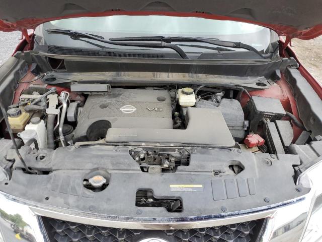 5N1AR2MM5EC689392 - 2014 NISSAN PATHFINDER S RED photo 12