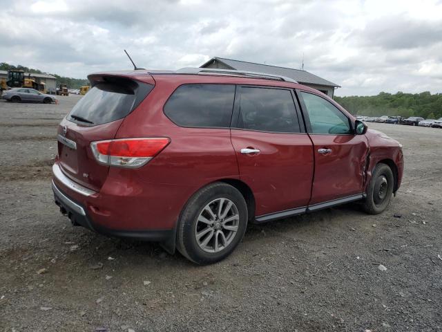 5N1AR2MM5EC689392 - 2014 NISSAN PATHFINDER S RED photo 3