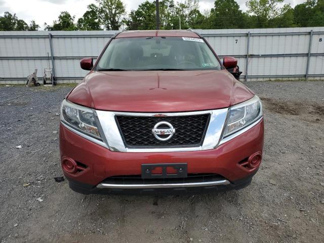 5N1AR2MM5EC689392 - 2014 NISSAN PATHFINDER S RED photo 5