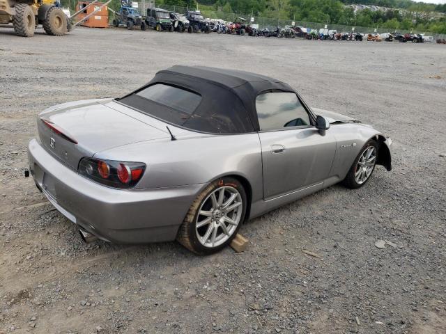 JHMAP21455S001054 - 2005 HONDA S2000 GRAY photo 3