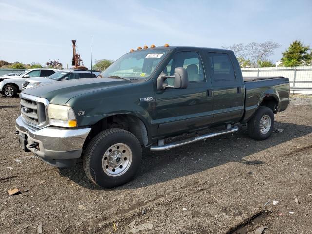 1FTSW31L02ED08678 - 2002 FORD F350 SRW SUPER DUTY GREEN photo 1