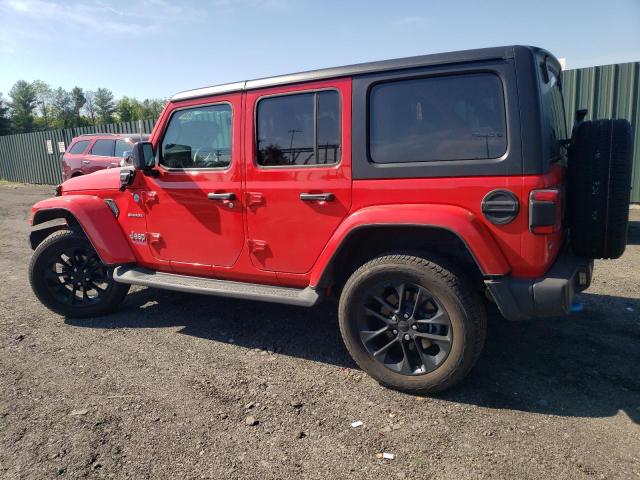 1C4JJXP69NW275522 - 2022 JEEP WRANGLER U SAHARA 4XE RED photo 2