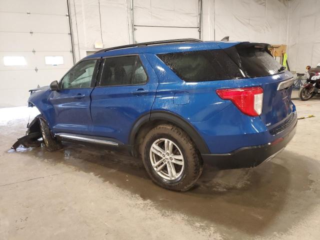 1FMSK8DH3NGB21827 - 2022 FORD EXPLORER XLT ლურჯი ფოტო 2