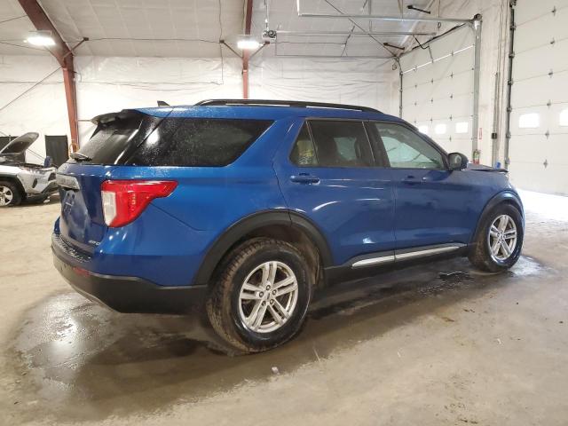 1FMSK8DH3NGB21827 - 2022 FORD EXPLORER XLT ლურჯი ფოტო 3