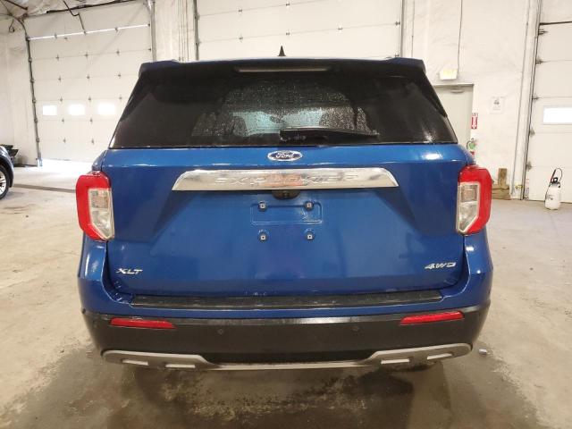1FMSK8DH3NGB21827 - 2022 FORD EXPLORER XLT ლურჯი ფოტო 6