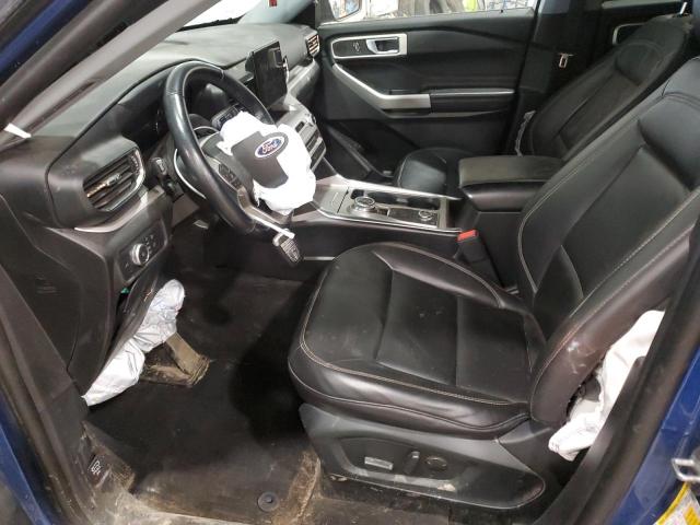 1FMSK8DH3NGB21827 - 2022 FORD EXPLORER XLT ლურჯი ფოტო 7