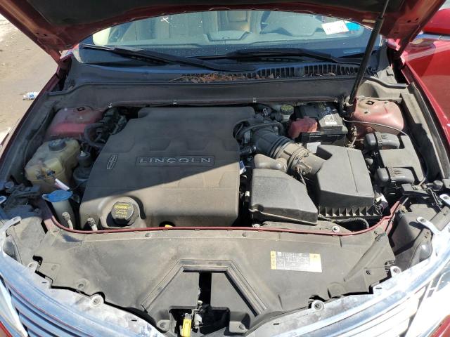 3LN6L2GK3ER801092 - 2014 LINCOLN MKZ RED photo 11