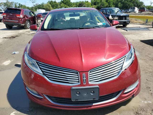 3LN6L2GK3ER801092 - 2014 LINCOLN MKZ RED photo 5