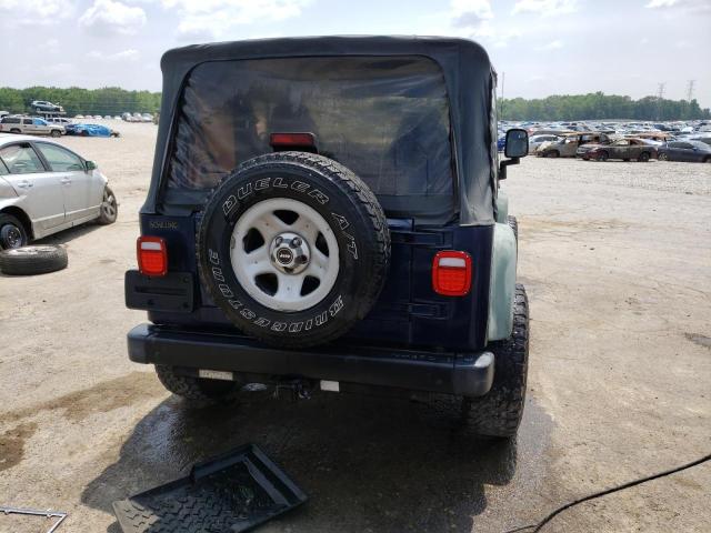 1J4FY19S9VP430244 - 1997 JEEP WRANGLER / SPORT BLUE photo 6