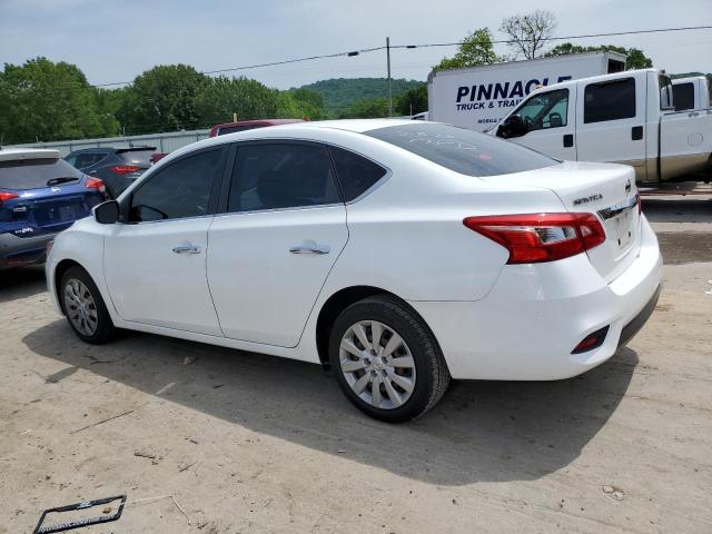 3N1AB7APXGY257303 - 2016 NISSAN SENTRA S WHITE photo 2