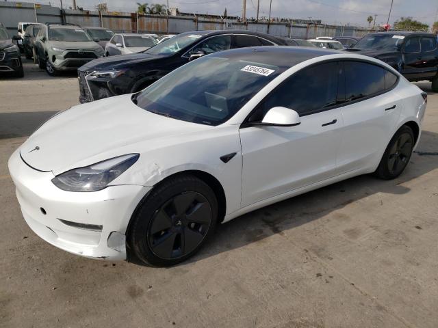 5YJ3E1EA3PF603283 - 2023 TESLA MODEL 3 WHITE photo 1