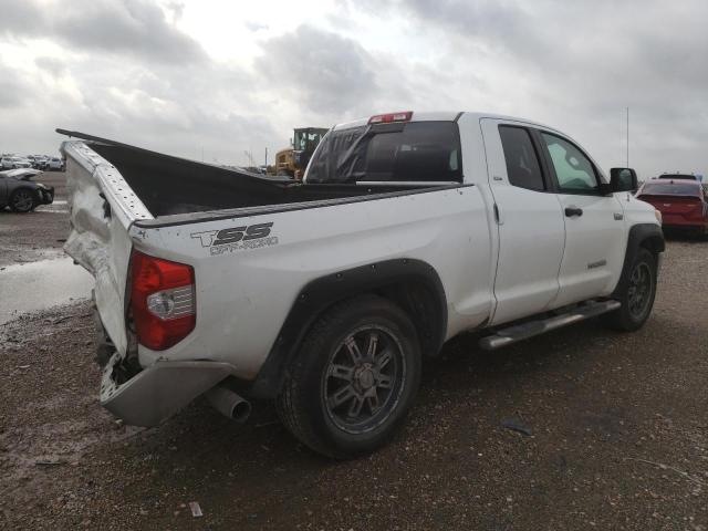 5TFUW5F18EX385884 - 2014 TOYOTA TUNDRA DOUBLE CAB SR/SR5 WHITE photo 3