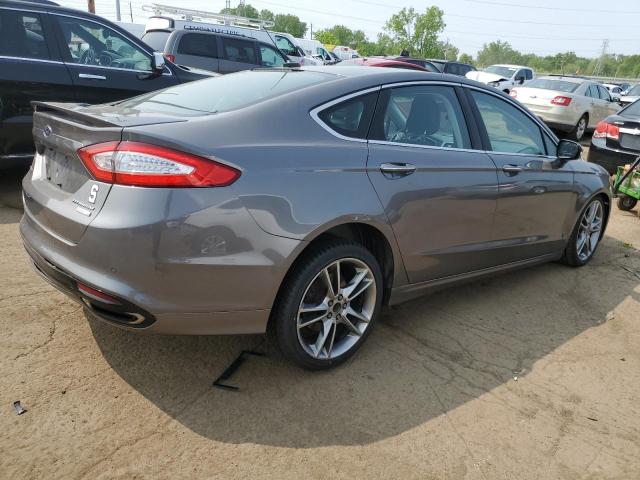 3FA6P0K98DR321832 - 2013 FORD FUSION TITANIUM GRAY photo 3