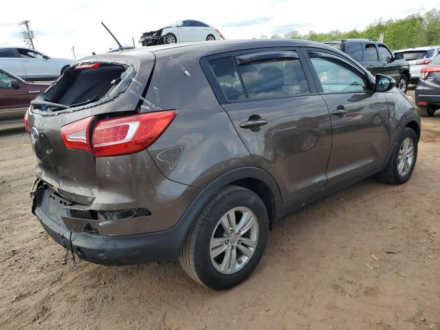 KNDPB3A20B7100832 - 2011 KIA SPORTAGE LX BROWN photo 3