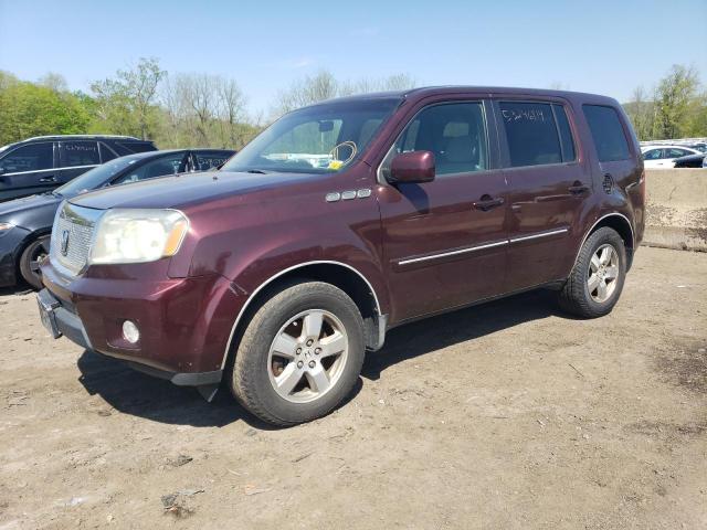 5FNYF48439B026736 - 2009 HONDA PILOT EX BURGUNDY photo 1