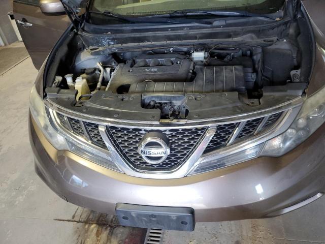 JN8AZ1MU4BW055665 - 2011 NISSAN MURANO S GRAY photo 12