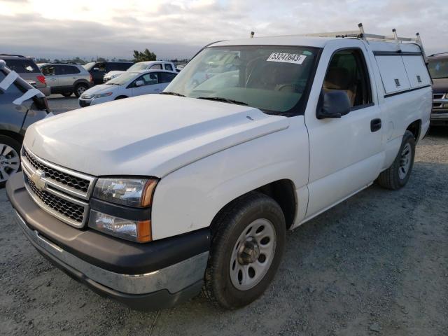 1GCEC14V77Z183136 - 2007 CHEVROLET SILVERADO C1500 CLASSIC WHITE photo 1