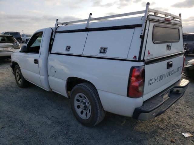 1GCEC14V77Z183136 - 2007 CHEVROLET SILVERADO C1500 CLASSIC WHITE photo 2