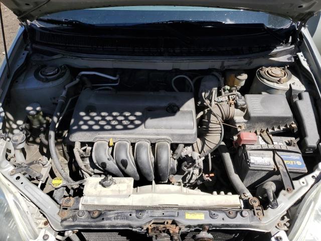 2T1KR32E93C122150 - 2003 TOYOTA COROLLA MA XR SILVER photo 11