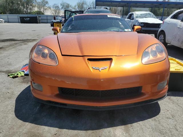 1G1YY26E285122666 - 2008 CHEVROLET CORVETTE Z06 ORANGE photo 5