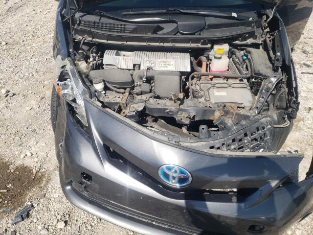 JTDZN3EU3C3138236 - 2012 TOYOTA PRIUS V GRAY photo 11