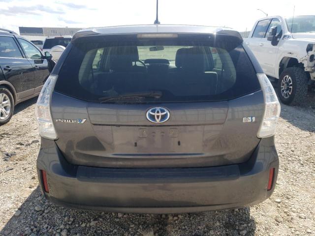 JTDZN3EU3C3138236 - 2012 TOYOTA PRIUS V GRAY photo 6