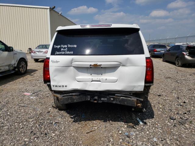 1GNSCCKC2FR261618 - 2015 CHEVROLET TAHOE C1500 LTZ WHITE photo 6