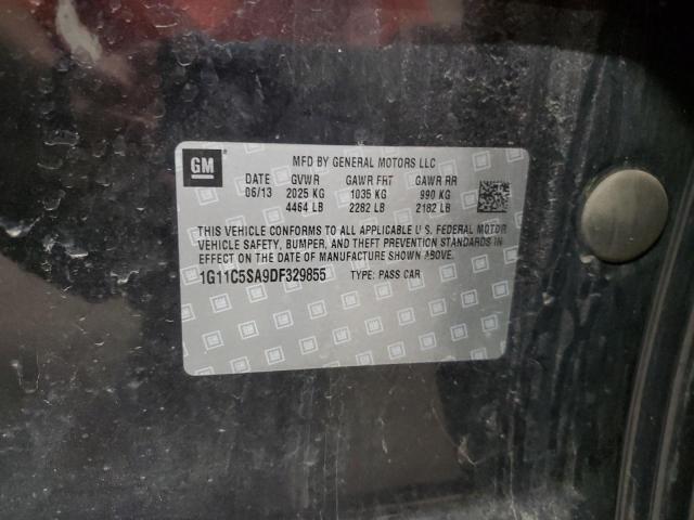 1G11C5SA9DF329855 - 2013 CHEVROLET MALIBU 1LT BLUE photo 12