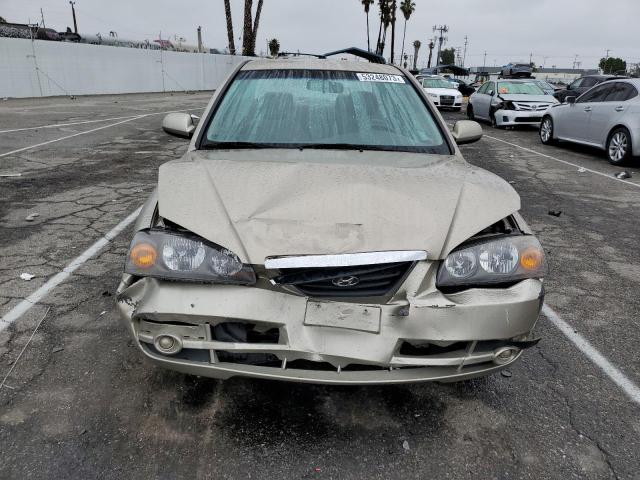 KMHDN46D55U106685 - 2005 HYUNDAI ELANTRA GLS GOLD photo 5