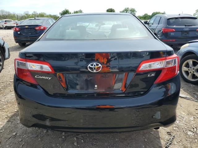 4T4BF1FK4CR263354 - 2012 TOYOTA CAMRY BASE BLACK photo 6