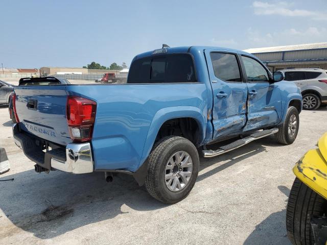 5TFAZ5CN2KX082810 - 2019 TOYOTA TACOMA DOUBLE CAB BLUE photo 3