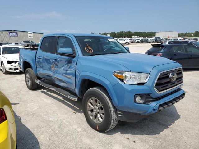 5TFAZ5CN2KX082810 - 2019 TOYOTA TACOMA DOUBLE CAB BLUE photo 4