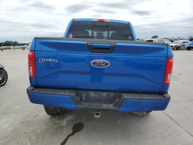 1FTEW1EP6GFC67067 - 2016 FORD F150 SUPERCREW BLUE photo 6