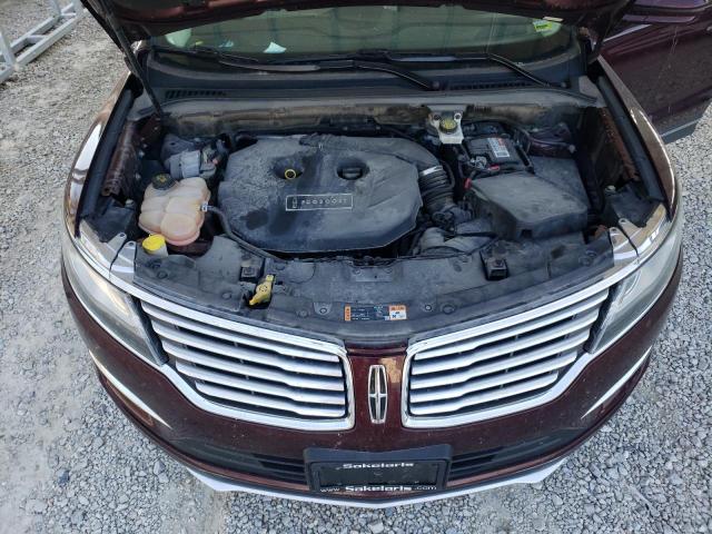 5LMCJ3C98GUJ31677 - 2016 LINCOLN MKC RESERVE მუქწითელი ფოტო 12