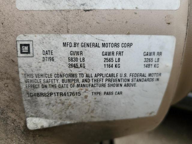 1G4BR82P1TR417615 - 1996 BUICK ROADMASTER BASE TWO TONE photo 13