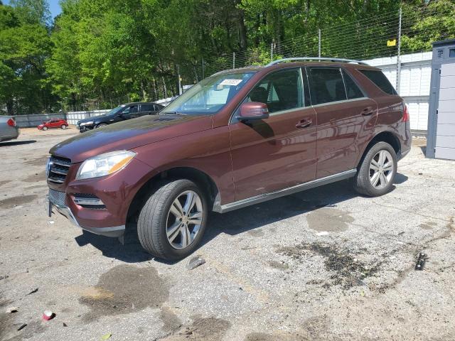 4JGDA5HB1DA122878 - 2013 MERCEDES-BENZ ML 350 4MATIC BURGUNDY photo 1