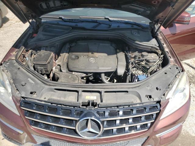 4JGDA5HB1DA122878 - 2013 MERCEDES-BENZ ML 350 4MATIC BURGUNDY photo 12