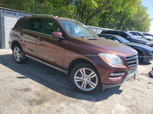 4JGDA5HB1DA122878 - 2013 MERCEDES-BENZ ML 350 4MATIC BURGUNDY photo 4