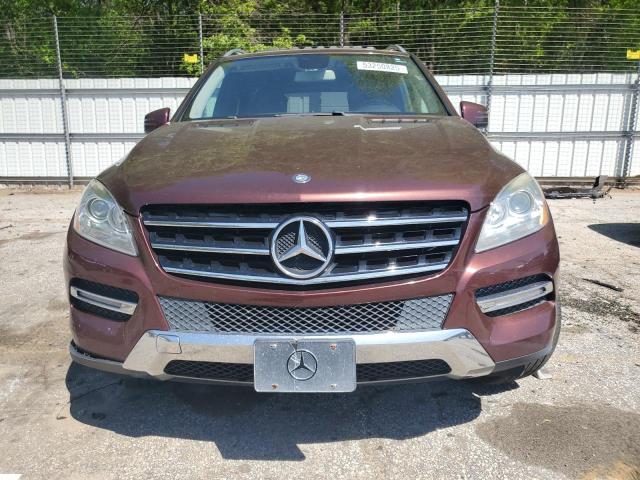 4JGDA5HB1DA122878 - 2013 MERCEDES-BENZ ML 350 4MATIC BURGUNDY photo 5