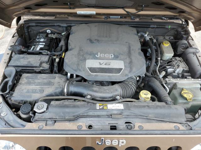 1C4AJWAG6FL639572 - 2015 JEEP WRANGLER SPORT TAN photo 11